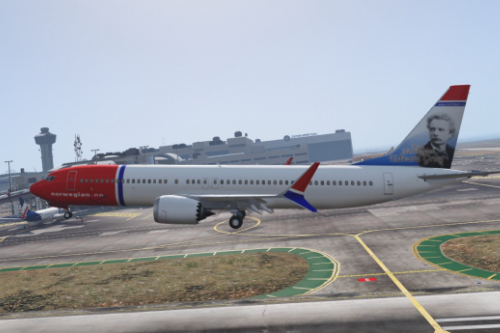 Norwegian 737-9 MAX Livery